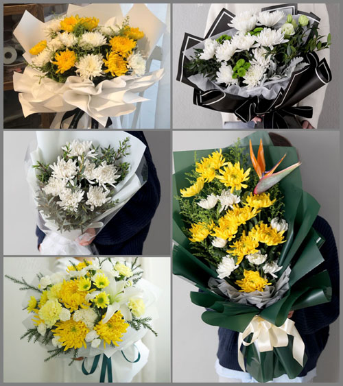 河北秦皇岛卢龙县印庄乡白事花束代送